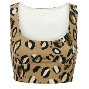 Year of Ours Leopard Dolly Bra Tan s!